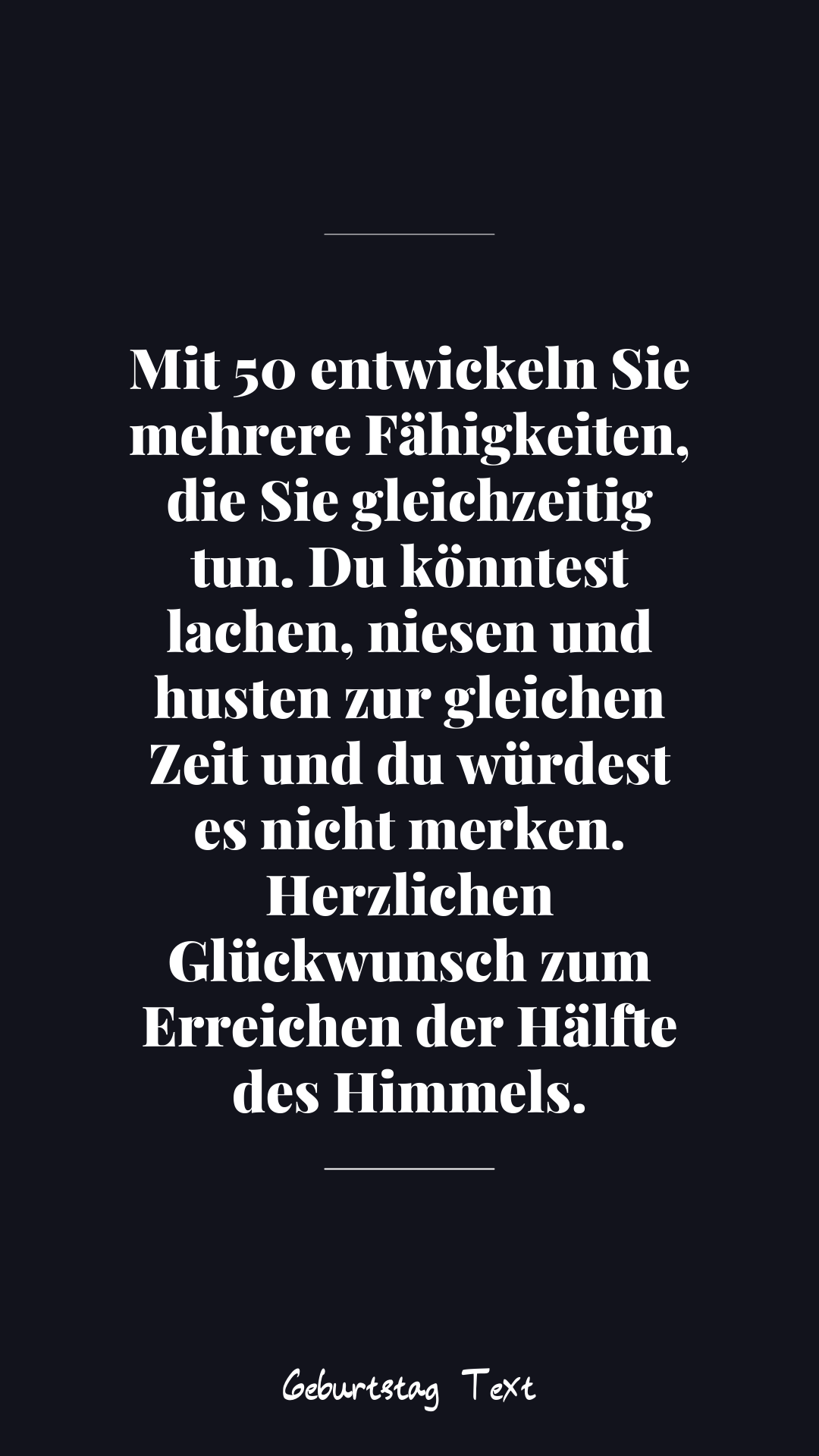 ᐅ 999+ Glückwünsche Zum 50 Geburtstag Geburtstag Text