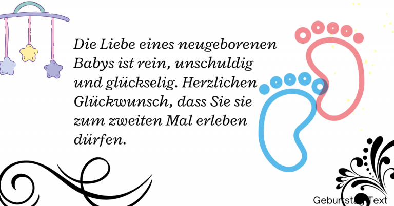ᐅ 349+ Persönliche Glückwünsche zur Geburt Geburtstag Text