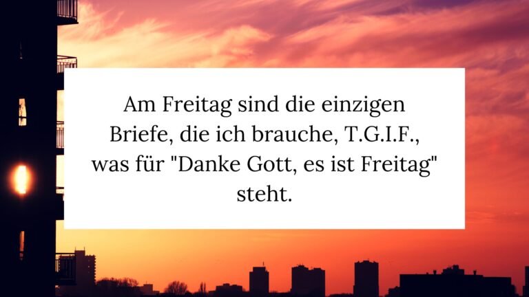 Freitagsarbeit