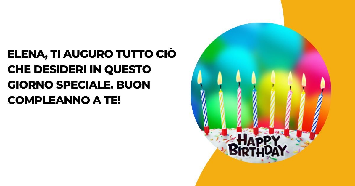 _Auguri Di Buon Compleanno Elena