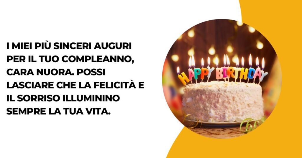 Auguri Di Buon Compleanno Nuora