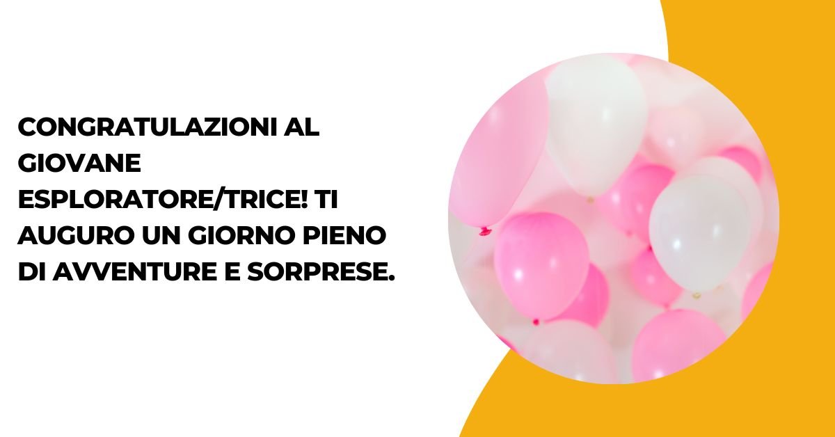 Auguri Di Buon Compleanno Per Bambini