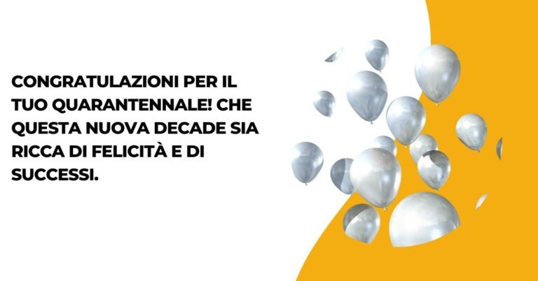 Auguri Di Buon Compleanno Uomo 40 Anni