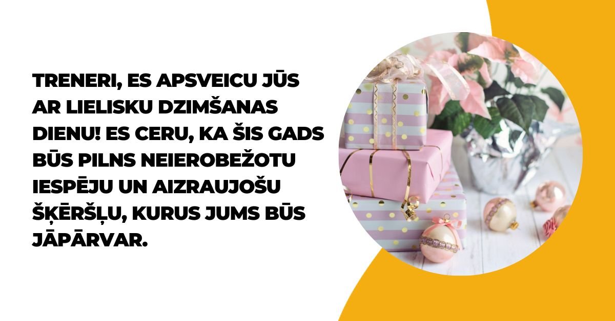 Apsveikums Dzimšanas Dienā Trenerim