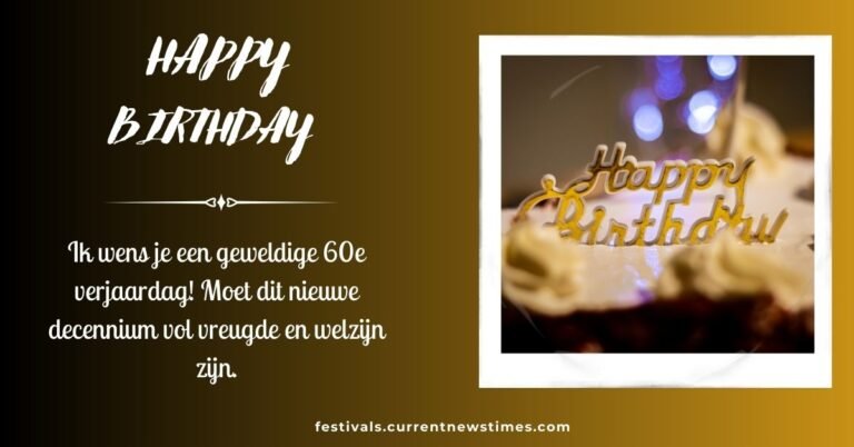 Gefeliciteerd Met Je Verjaardag 60 Jaar