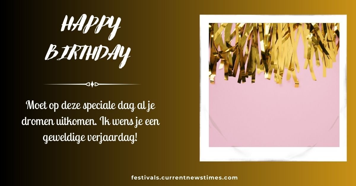 Gefeliciteerd Met Je Verjaardag Meid