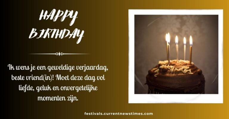 Gefeliciteerd Met Je Verjaardag Bericht