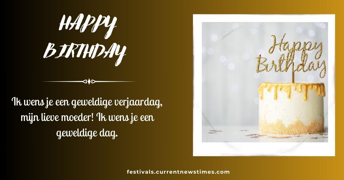 Gefeliciteerd Met Je Verjaardag Mama