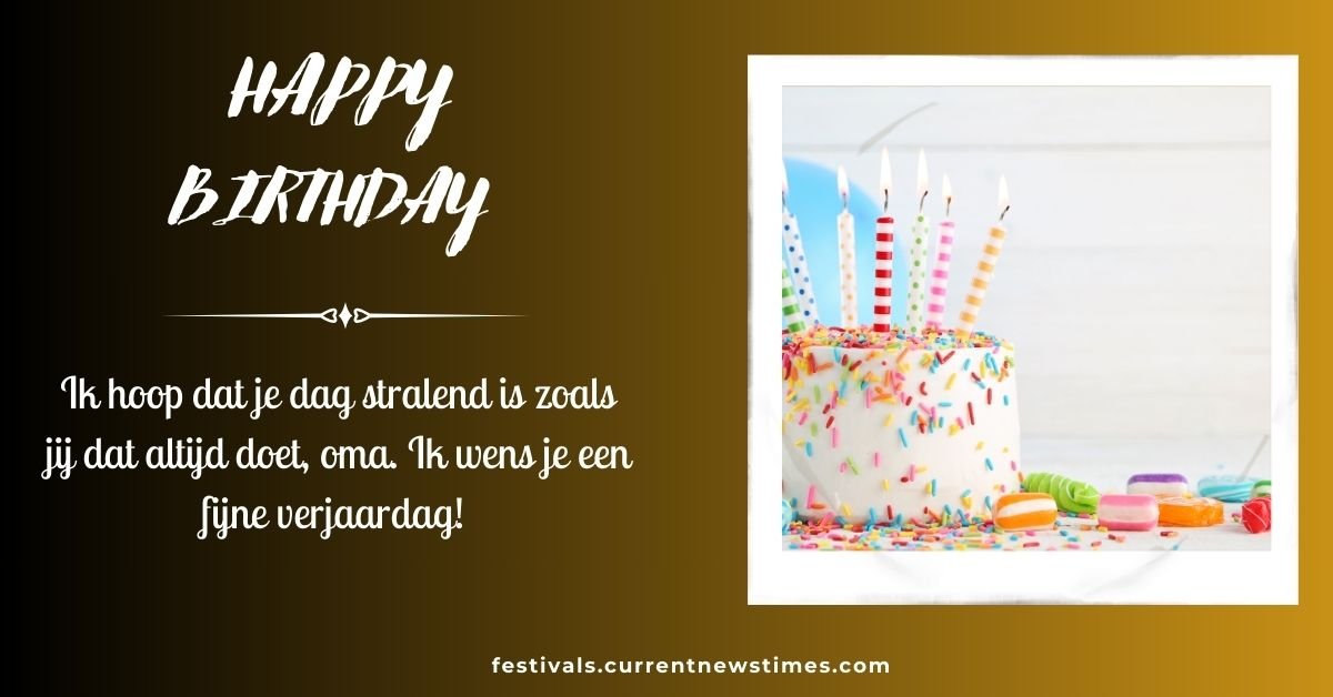 Gefeliciteerd Met Je Verjaardag Oma