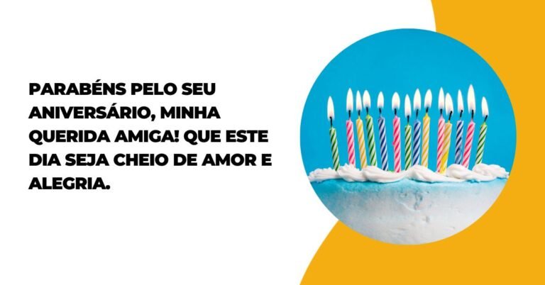 Mensagem De Aniversário Amiga