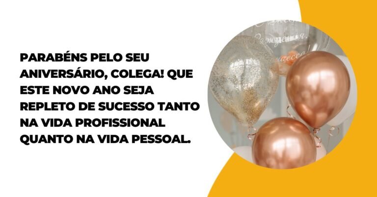 Mensagem De Aniversário Colega De Trabalho