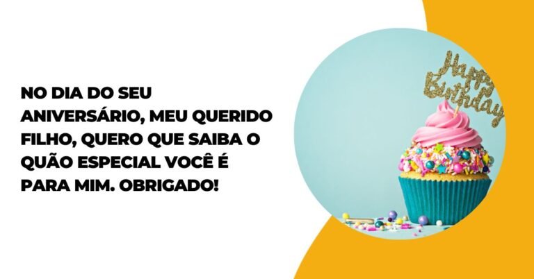 Mensagem De Aniversário De Mãe Para Filho