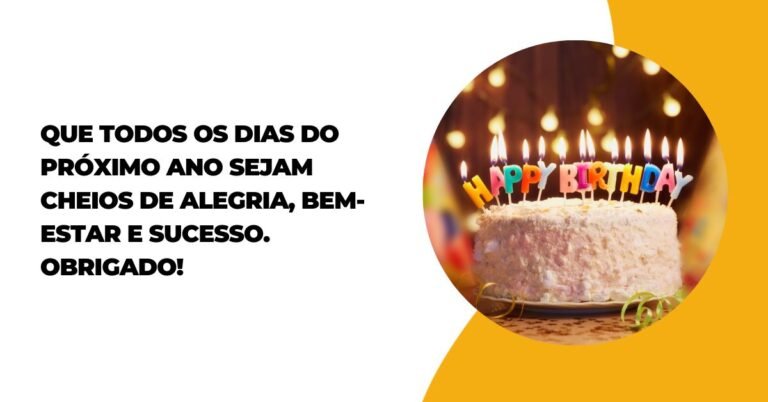 Mensagem De Aniversário Emocionante