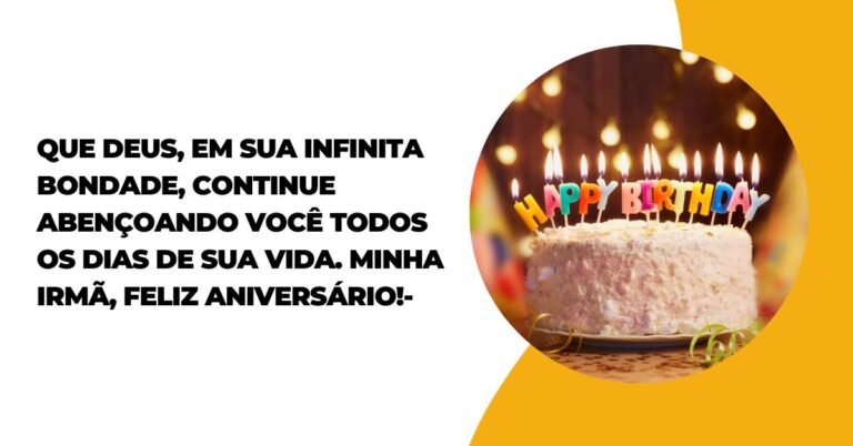 Mensagem De Aniversário Evangélica Para Irmã