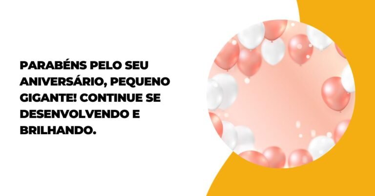 Mensagem De Aniversário Infantil Para Whatsapp