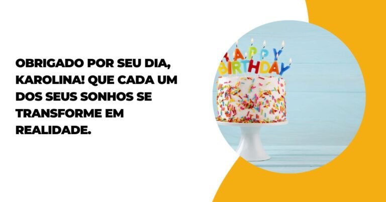 Mensagem De Aniversário Karolina