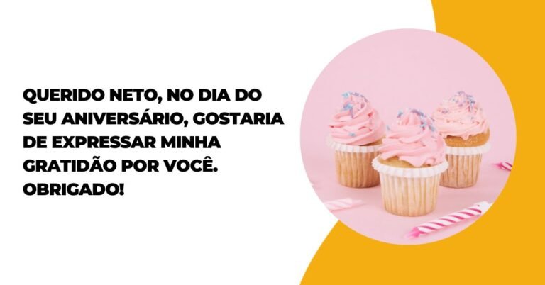 Mensagem De Aniversário De Avó Para Neto