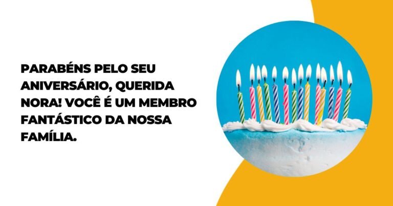 Mensagem De Aniversário Nora