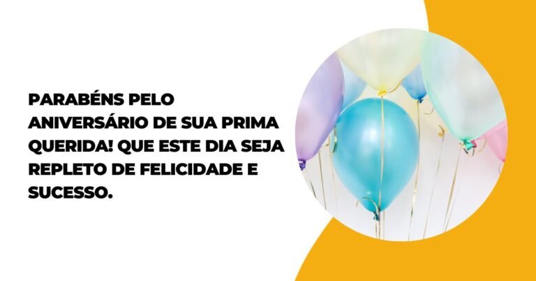 Mensagem De Aniversário Para Prima