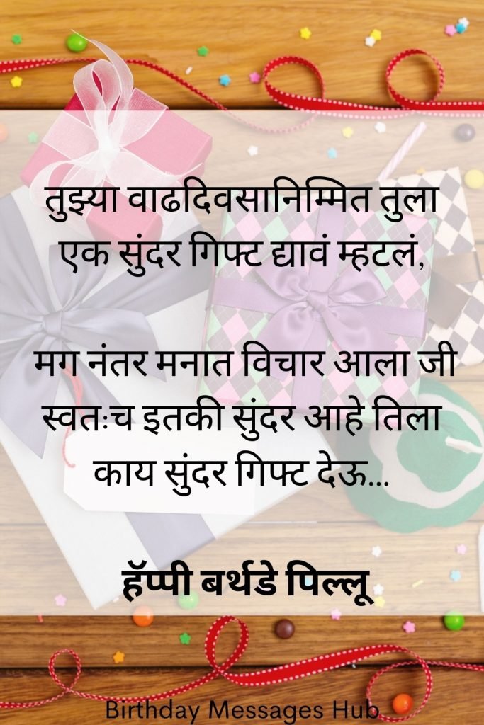 Birthday Messages in Marathi for Girlfriend