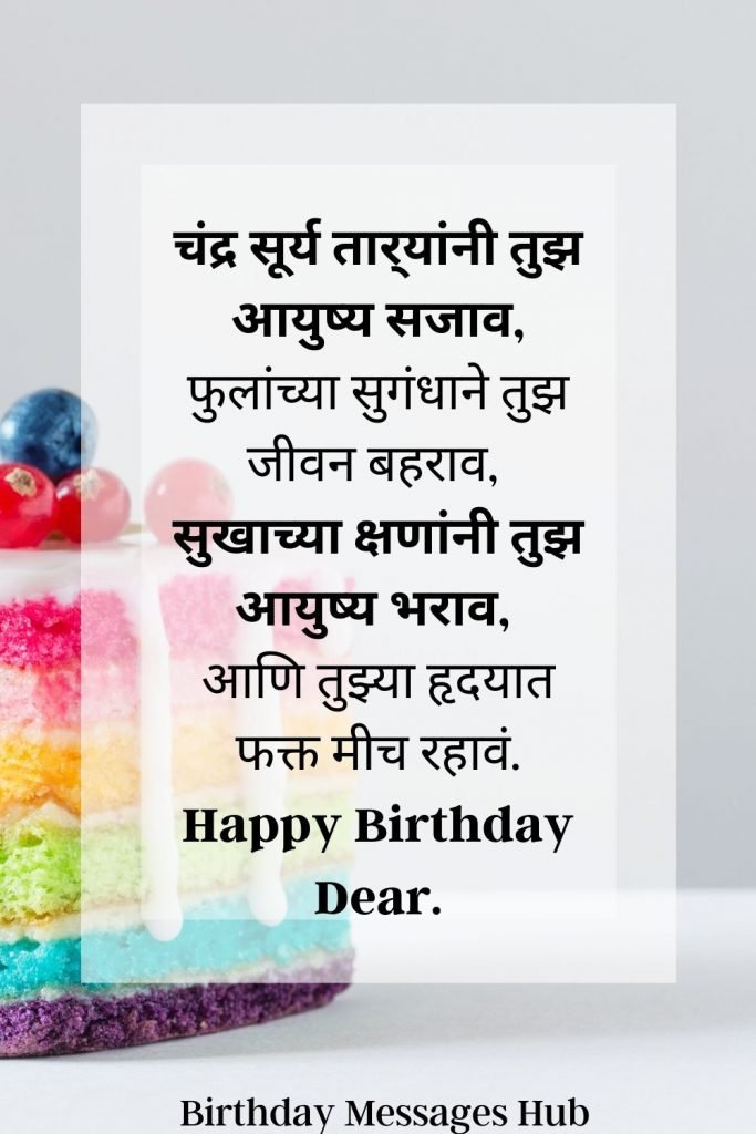 birthday wishes in marathi for wife facebook